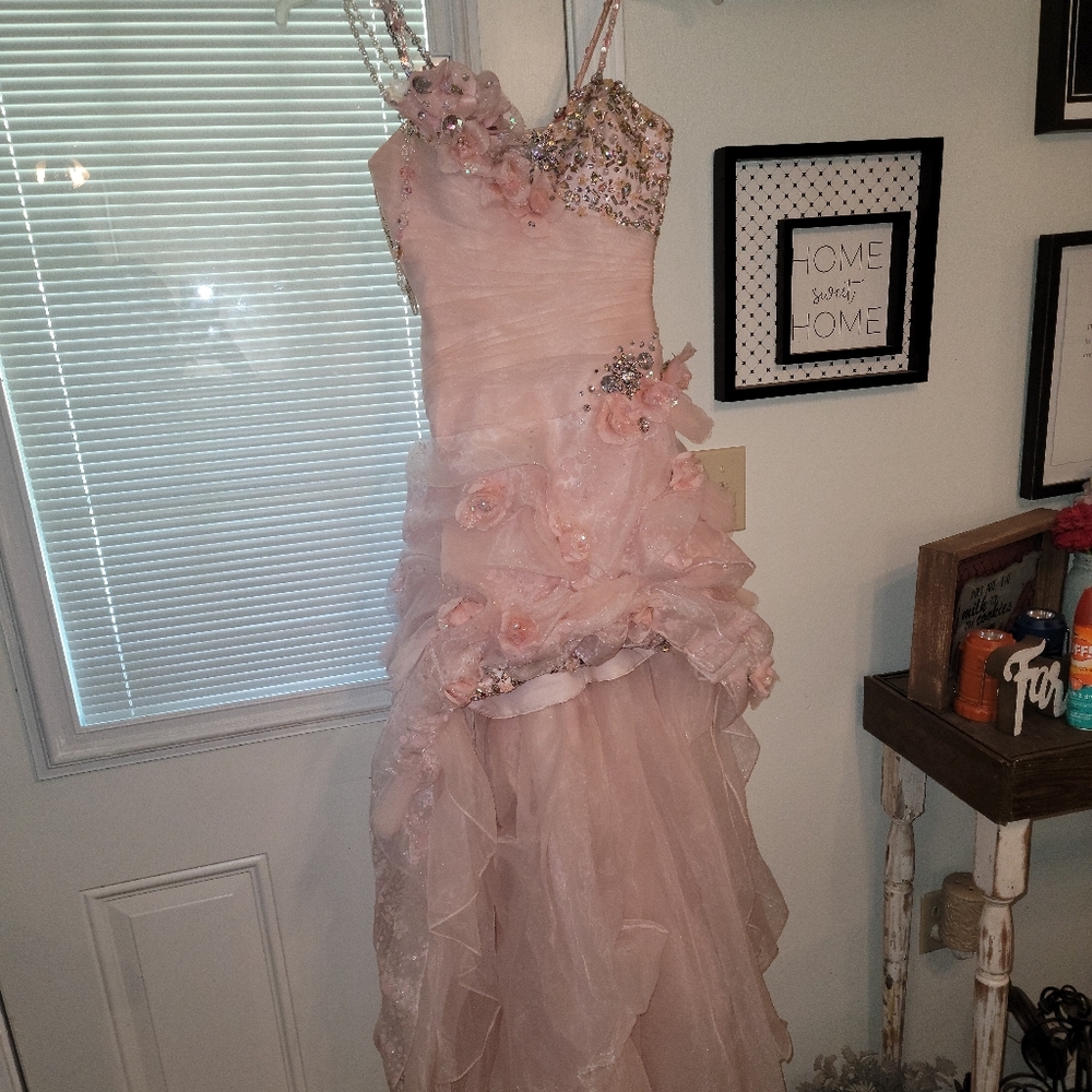 Hi low pageant dress